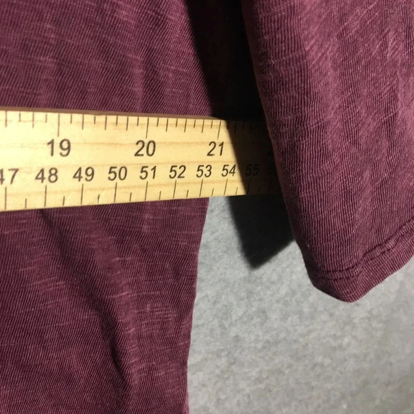 Womens Lane Bryant Blouse Tunic Length Purple Embroidery Casual Beach Whimsigoth - Picture 4 of 6